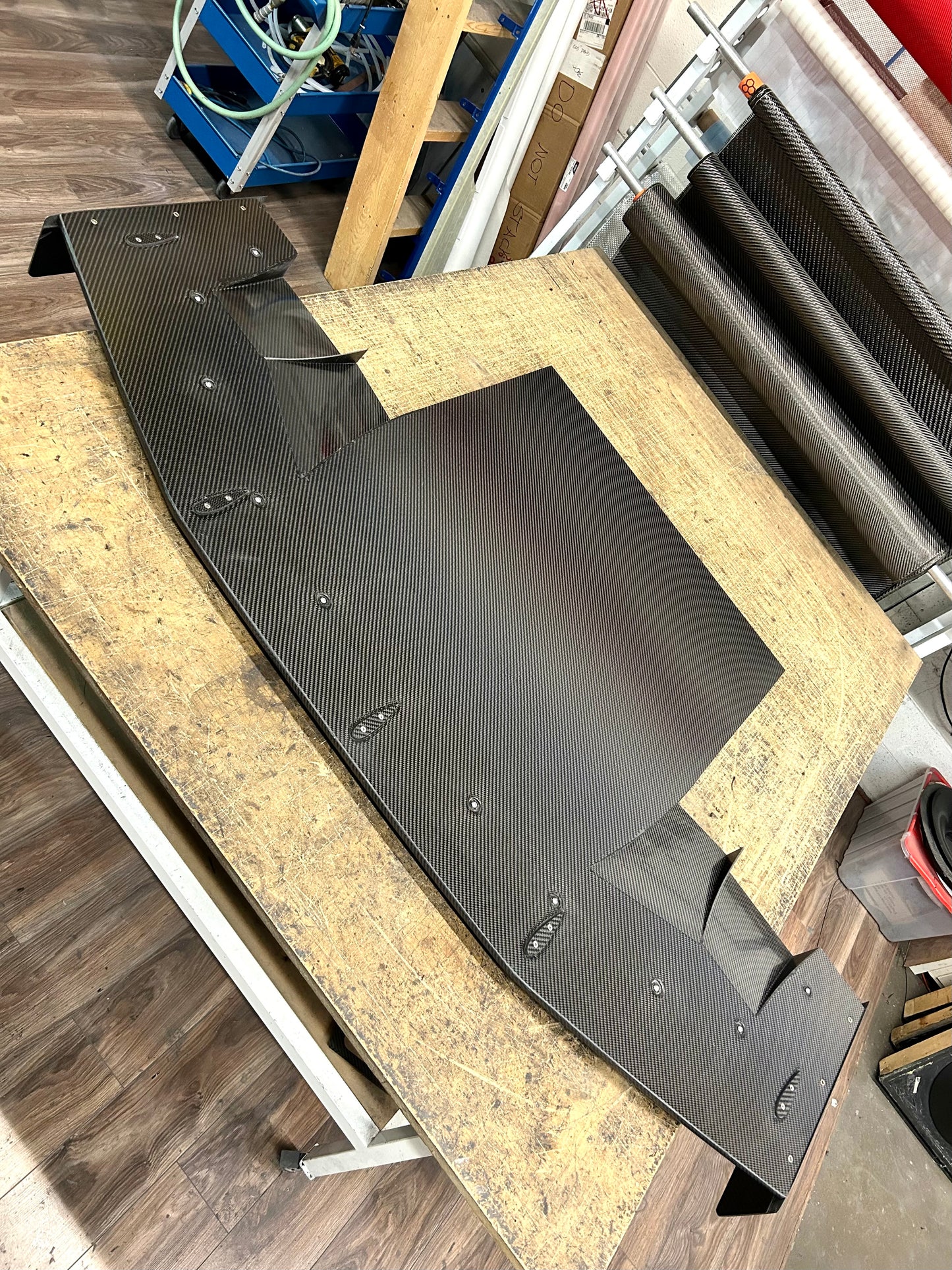 Custom Carbon Front Splitter