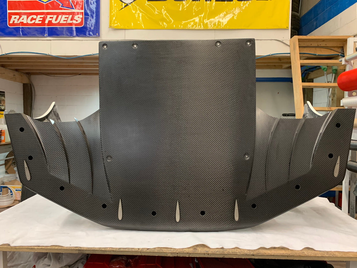 Custom Carbon Front Splitter