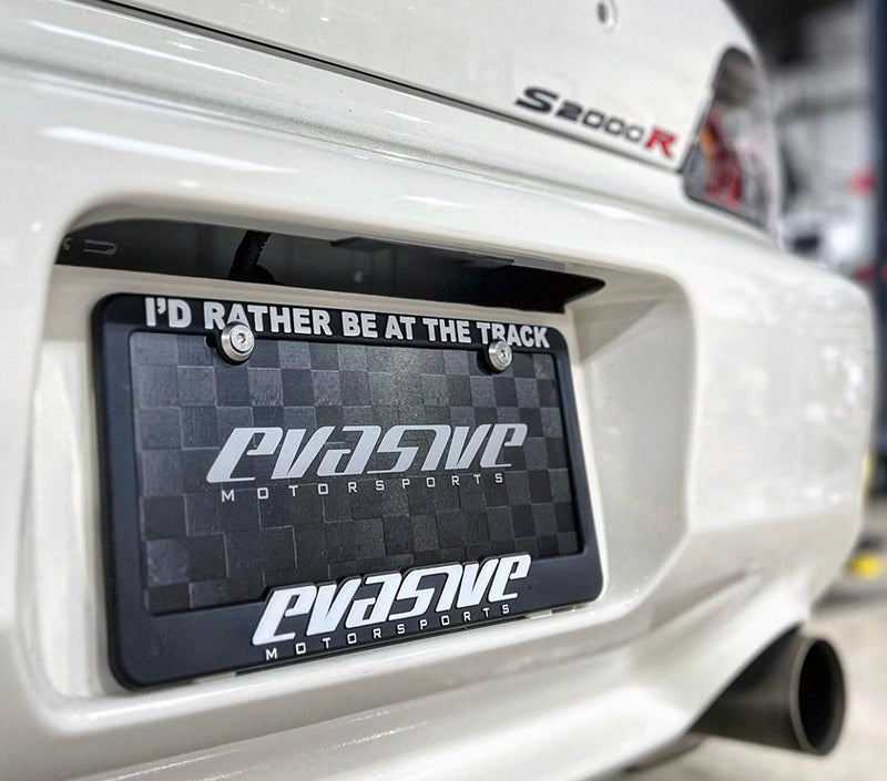 Blank Carbon License Plate