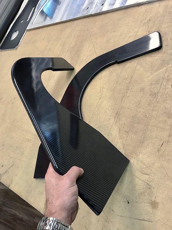 Dry Carbon Swan Neck Wing Uprights