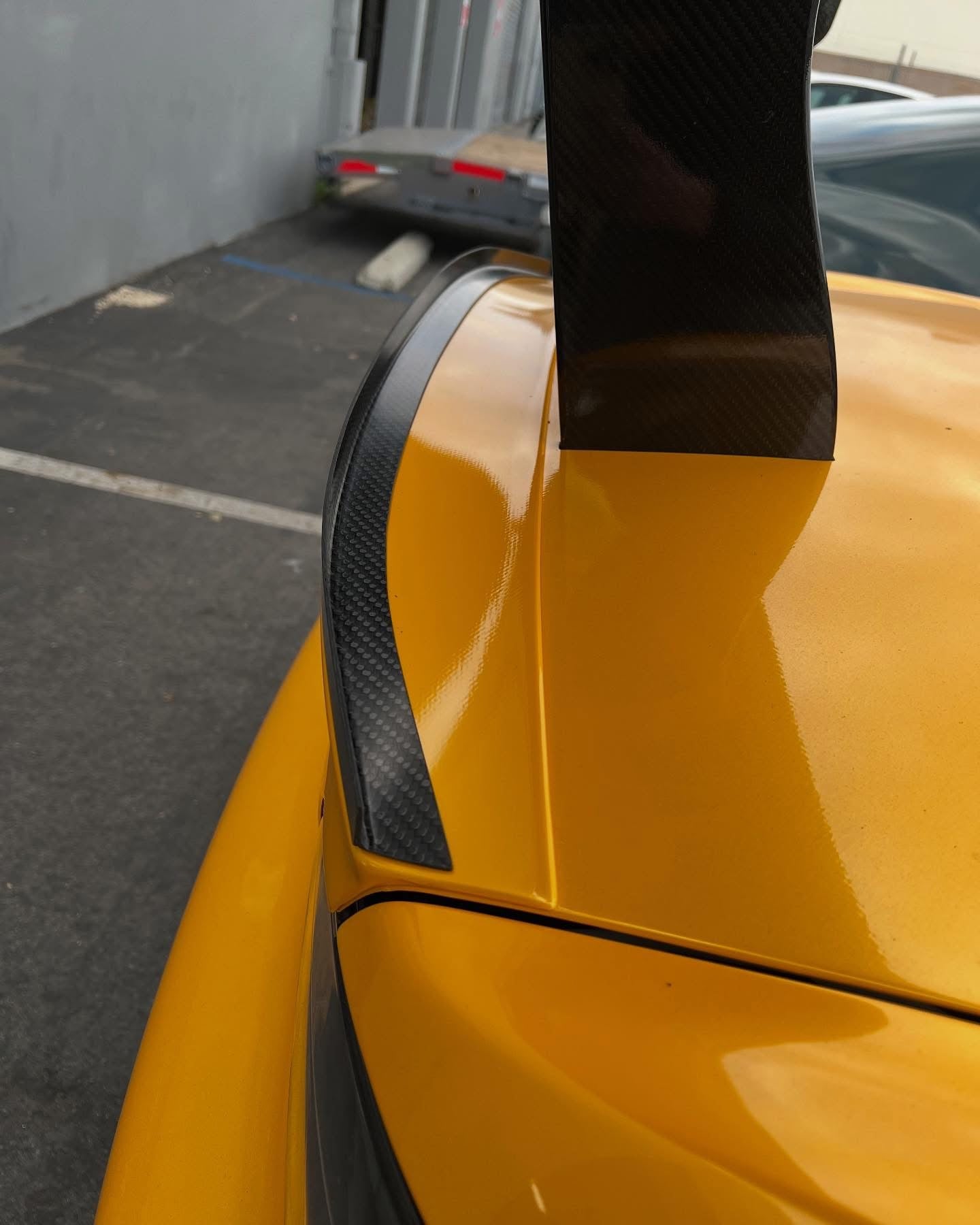Carbon Gurney Flap for S2000 ASM Duckbill Spoiler