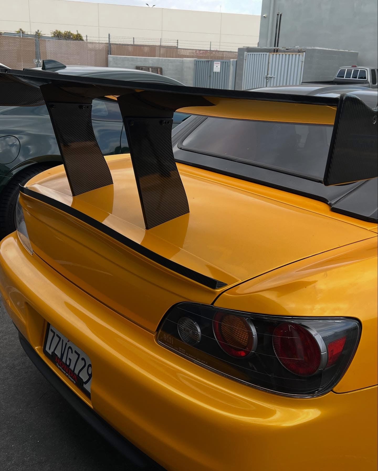 Carbon Gurney Flap for S2000 ASM Duckbill Spoiler