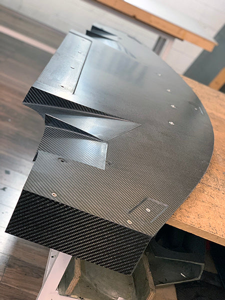 Custom Carbon Front Splitter