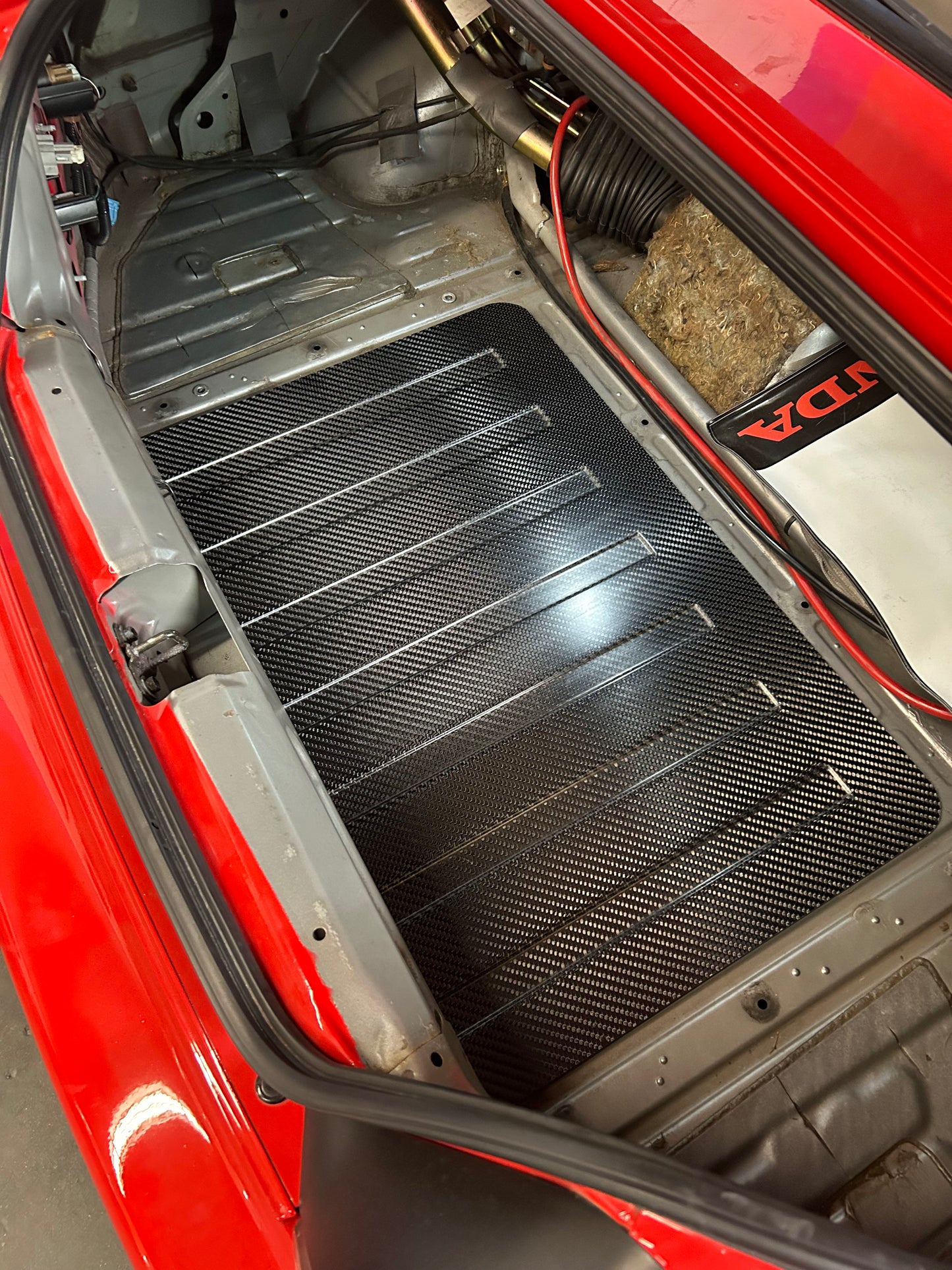 S2000 Carbon Trunk Bowl Delete Plate