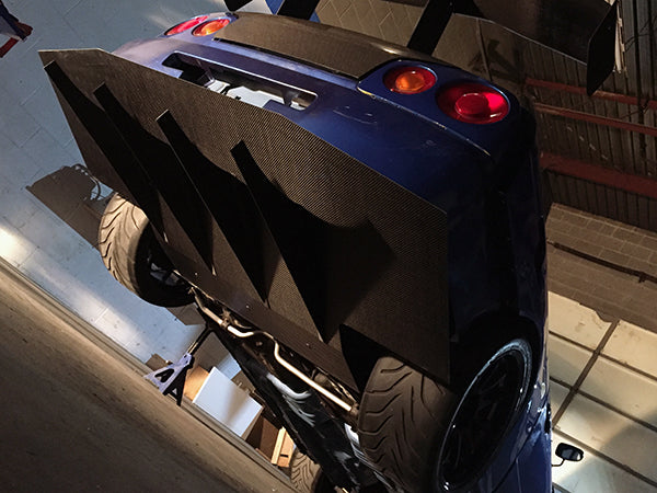 Custom Carbon Rear Diffuser
