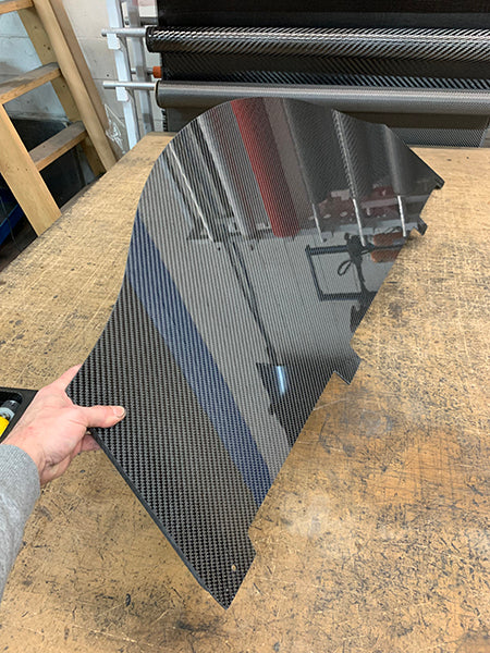 Custom Carbon Front Splitter