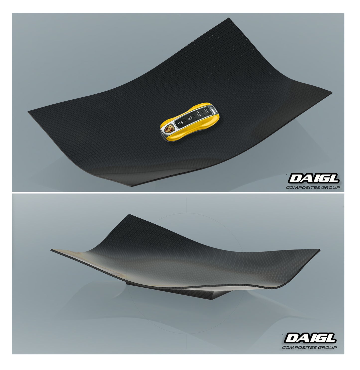 DAIGL Dry Carbon Key Tray