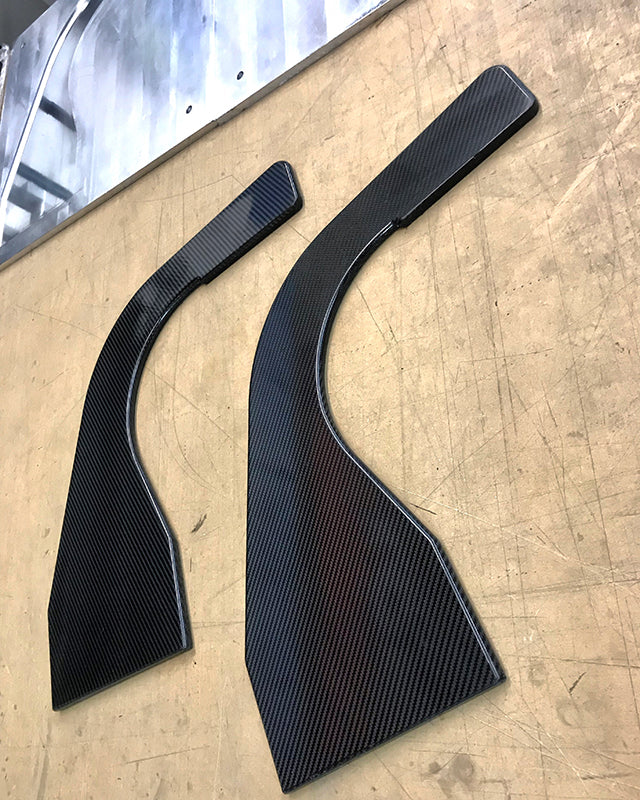 Dry Carbon Swan Neck Wing Uprights