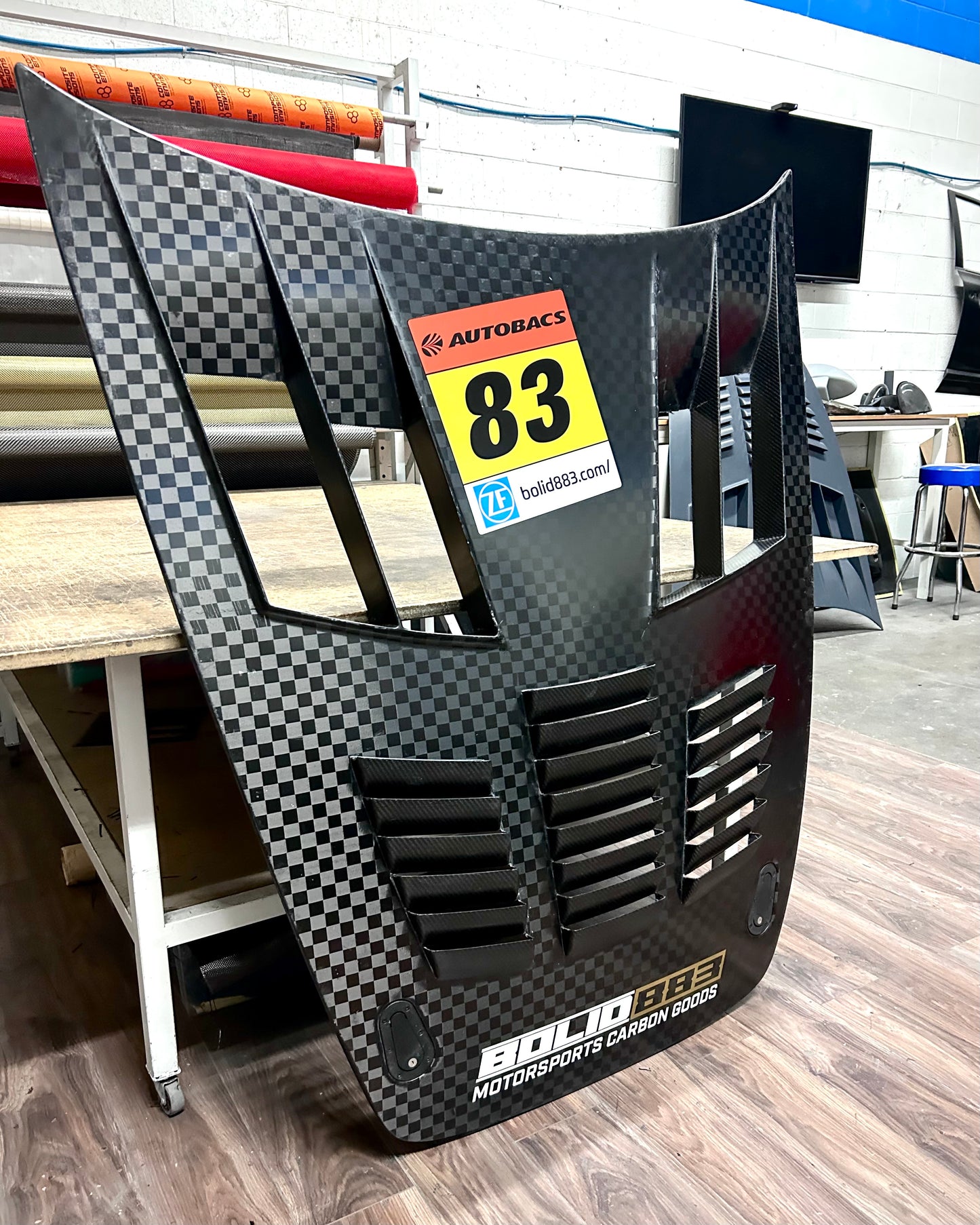 S2000 GT300 Dry Carbon Race Bonnet