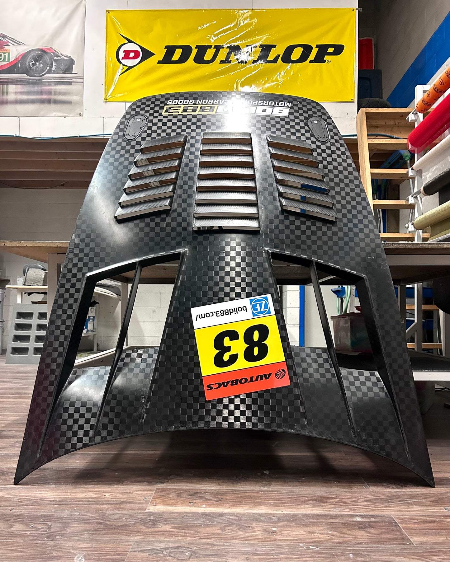 S2000 GT300 Dry Carbon Race Bonnet